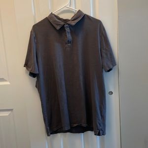 Banana Republic grey soft wash polo shirt. Good condition
